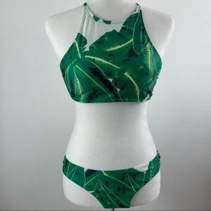 Cupshe Leaf Pattern Bikini